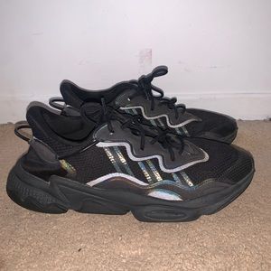 Adidas Originals Ozweego Triple Black Men's Gym Sport Running Shoes